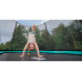 Батут  Berg EazyFit 220x330 Green с защитной сеткой EazyFit - фото №3